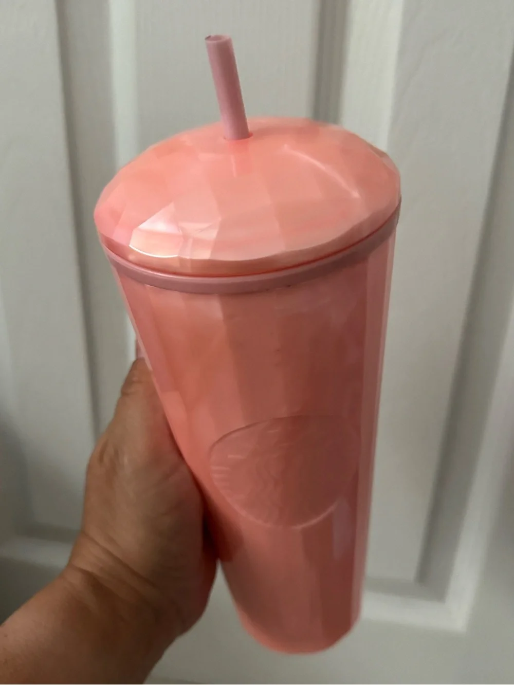 Starbucks Rare Pearl Pink Summer Tumbler with Straw